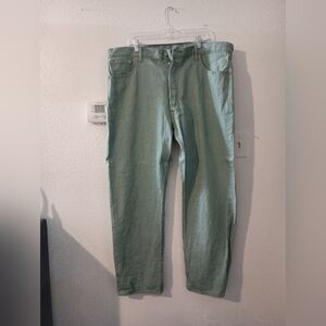 501 Levi's Mint Denim Jeans